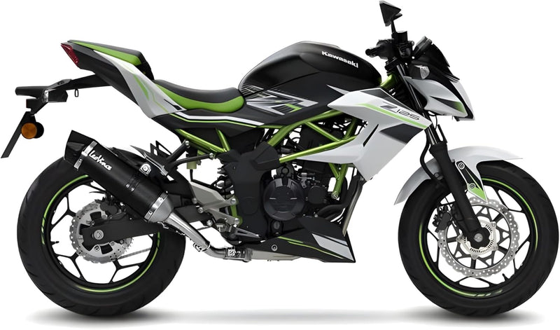 Endschalldämpfer/Auspuffanlage LeoVince SLIP-ON SBK LV ONE EVO, Carbon, mit Zulassung für Kawasaki N