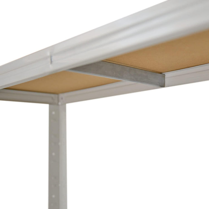 shelfplaza® 90x75x60cm Office Lagerregal Büro Schwerlastregal lichtgrau/Metall Regal Büro mit 3 Böde