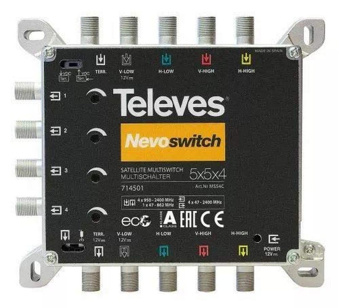 NEVOSWITCH 5x5x4 "F" TERMINAL/CASCADA