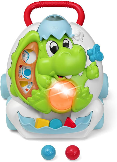 Chicco Dino Lauflerner First Steps, süsser Dinosaurier geformt Toddler's First Steps mit elektronisc