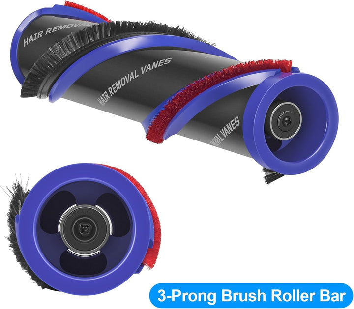 Torque-Drive Bürstwalze und Endkappe für Dyson V11 Torque, V11 Animal+, V11 Absolute, V15 Bodendüse,