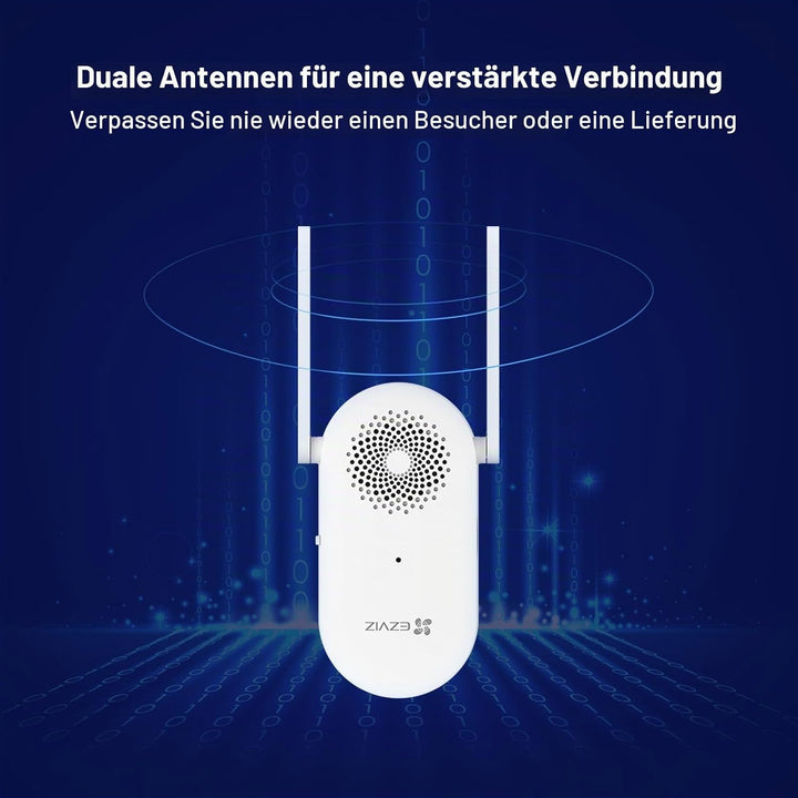 EZVIZ WLAN Türklingel für den Innenbereich, Lautstärke einstellbar von 0 bis 72 dB, 20 Klingeltöne,