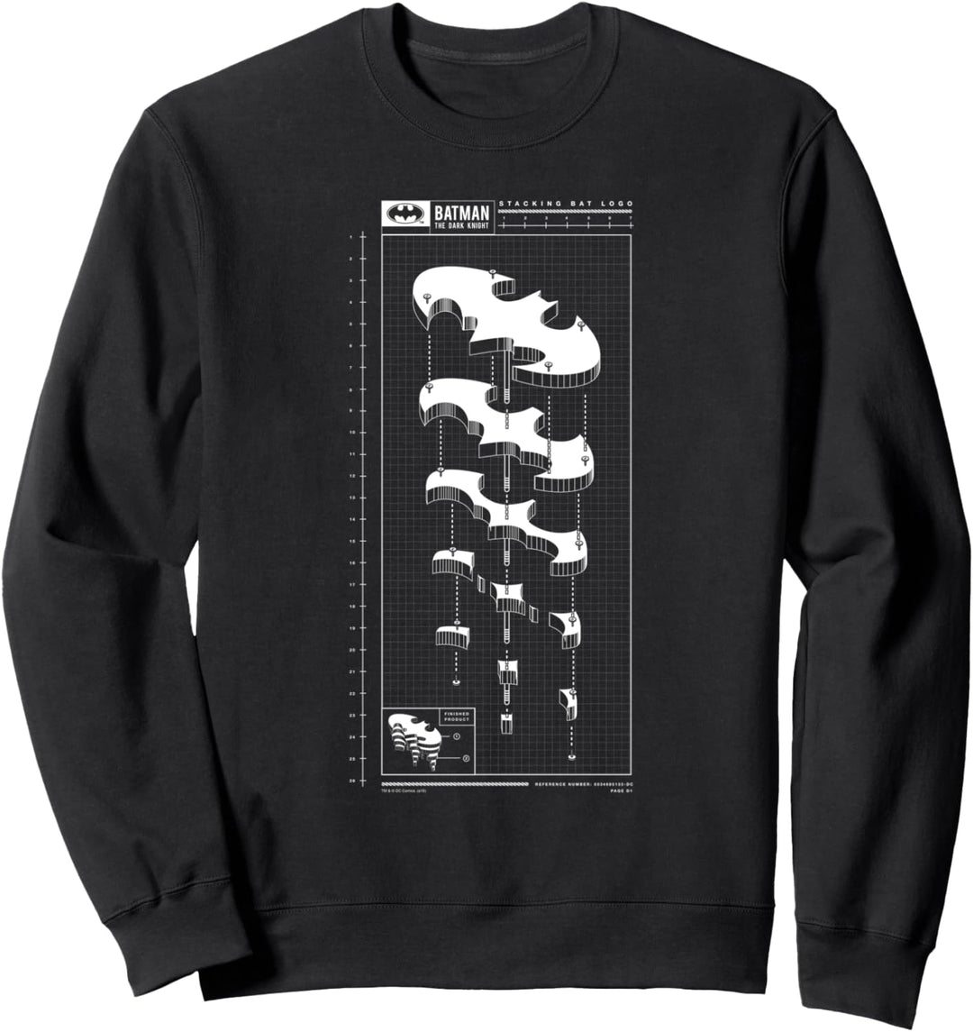 Batman Stacking Logo Sweatshirt