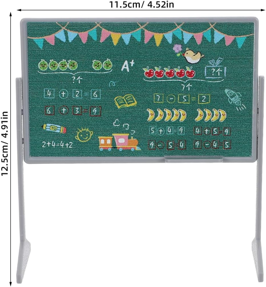 Mikikit Mini Klassenzimmer Set Mehrfarbig PVC 26-teilig