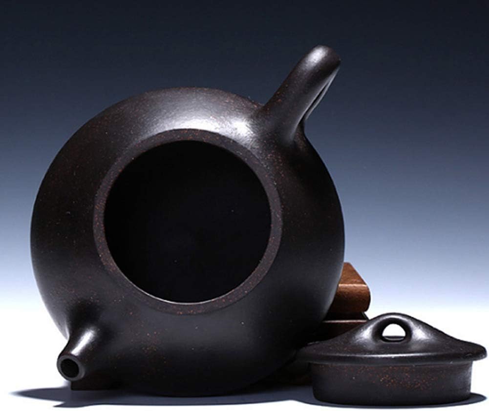Teekanne, 227 ml, chinesischer Yixing, echter schwarzer Tonerde, Zisha Shipiao 8oz Standard classic