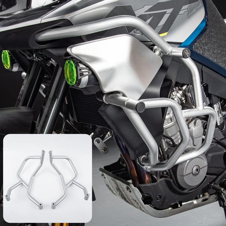 Motorrad-Highway-Stahl-Sturzbügel, Motorschutz, Stossstangenschutz, kompatibel mit CF-Moto CF 800MT