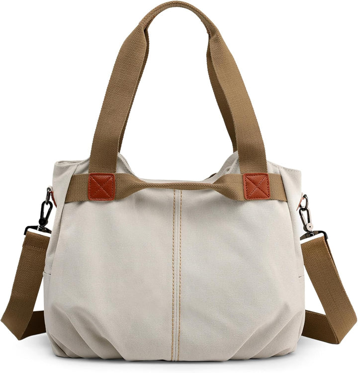 DIRRONA Casual Damen Segeltuch Umhängetasche Gross Kapazität Handtasche Reise Schultertasche Multifu
