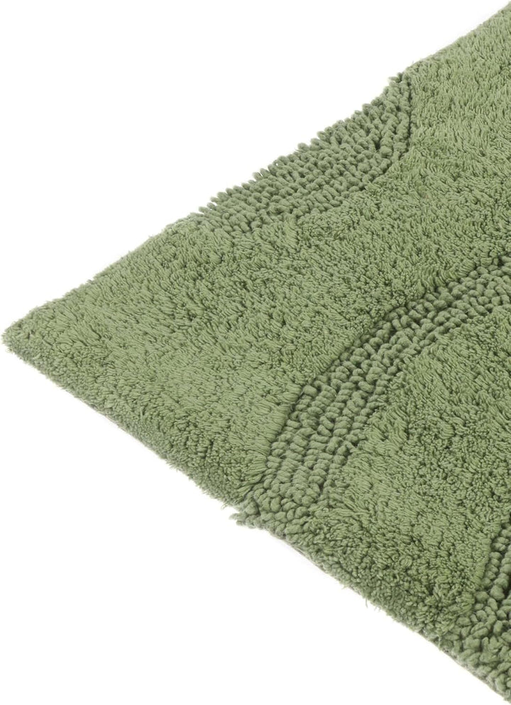 RugVista Badematte Breeze, 80 x 50 cm, Rechteckig, Mittelflor, Anti-Rutsch, Moderner Badteppich, Mas