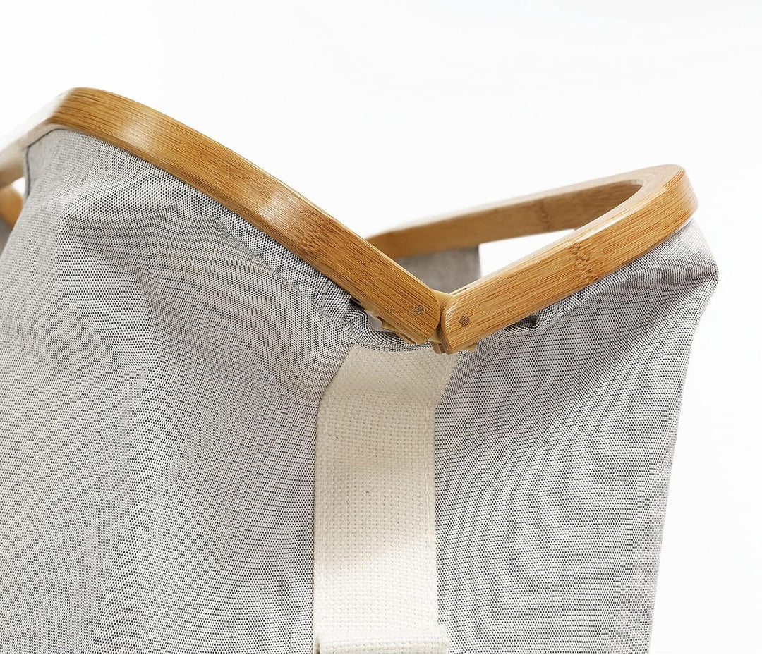 Prym 612561 grau Store & Travel Bag Canvas & Bamboo M, 45 x 30 x 50 cm 45 x 30 x 50 cm Grau, 45 x 30