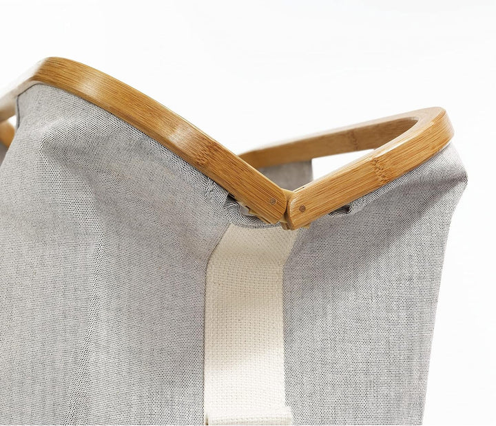 Prym 612561 grau Store & Travel Bag Canvas & Bamboo M, 45 x 30 x 50 cm 45 x 30 x 50 cm Grau, 45 x 30