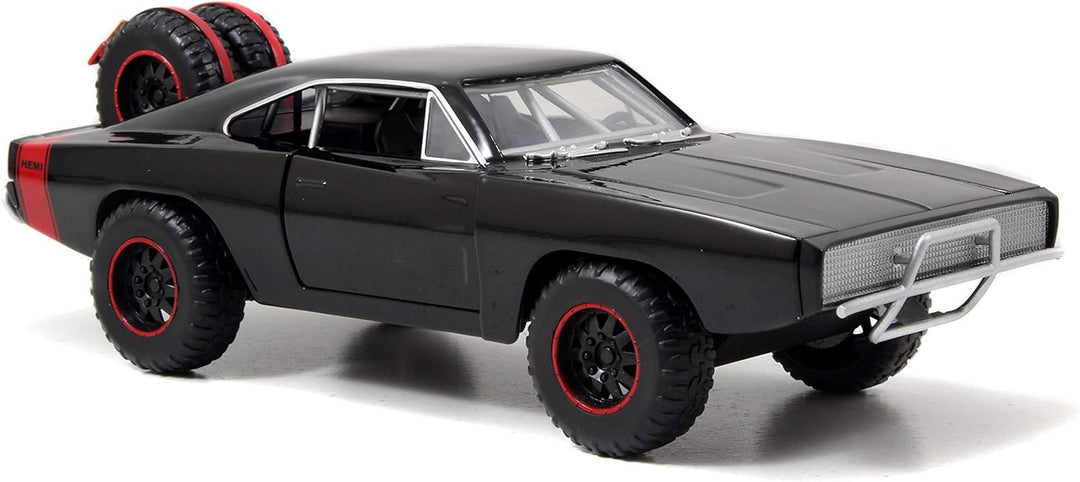 Jada Toys Fast & Furious Dom's 1970 Dodge Charger Offroad, Auto, Tuning-Modell im Massstab 1:24, zu