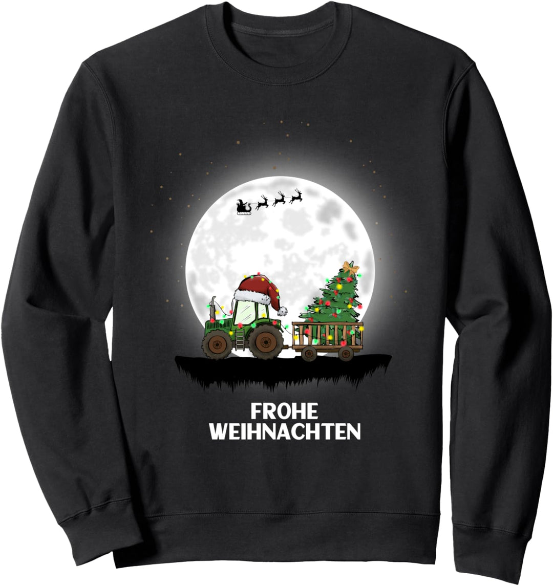 frohe weihnachten Traktor Trecker bauer Sweatshirt