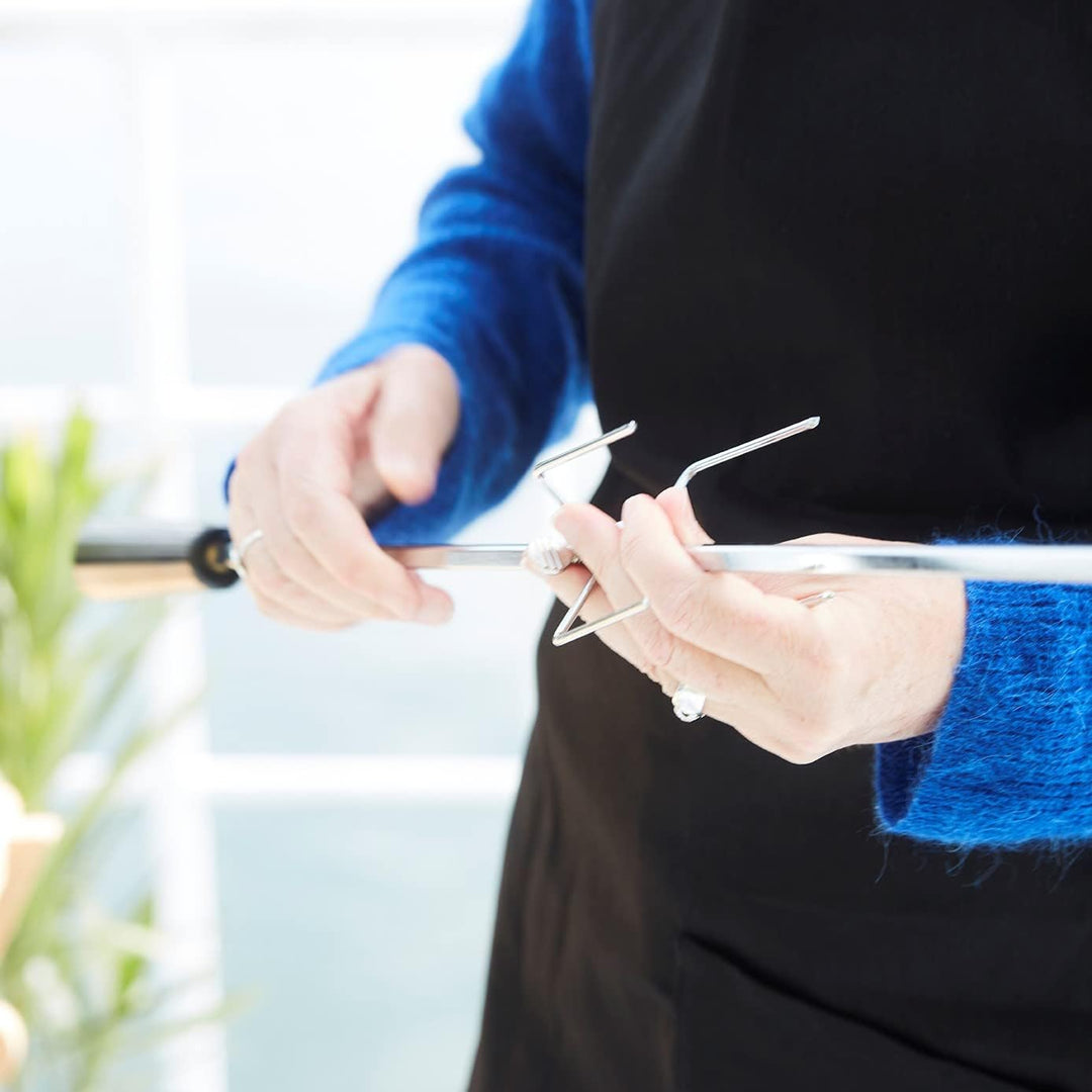 Barbecook Grilldrehspiess mit Motor für Holzkohlegrill 60cm geeignet für den Barbecook Loewy