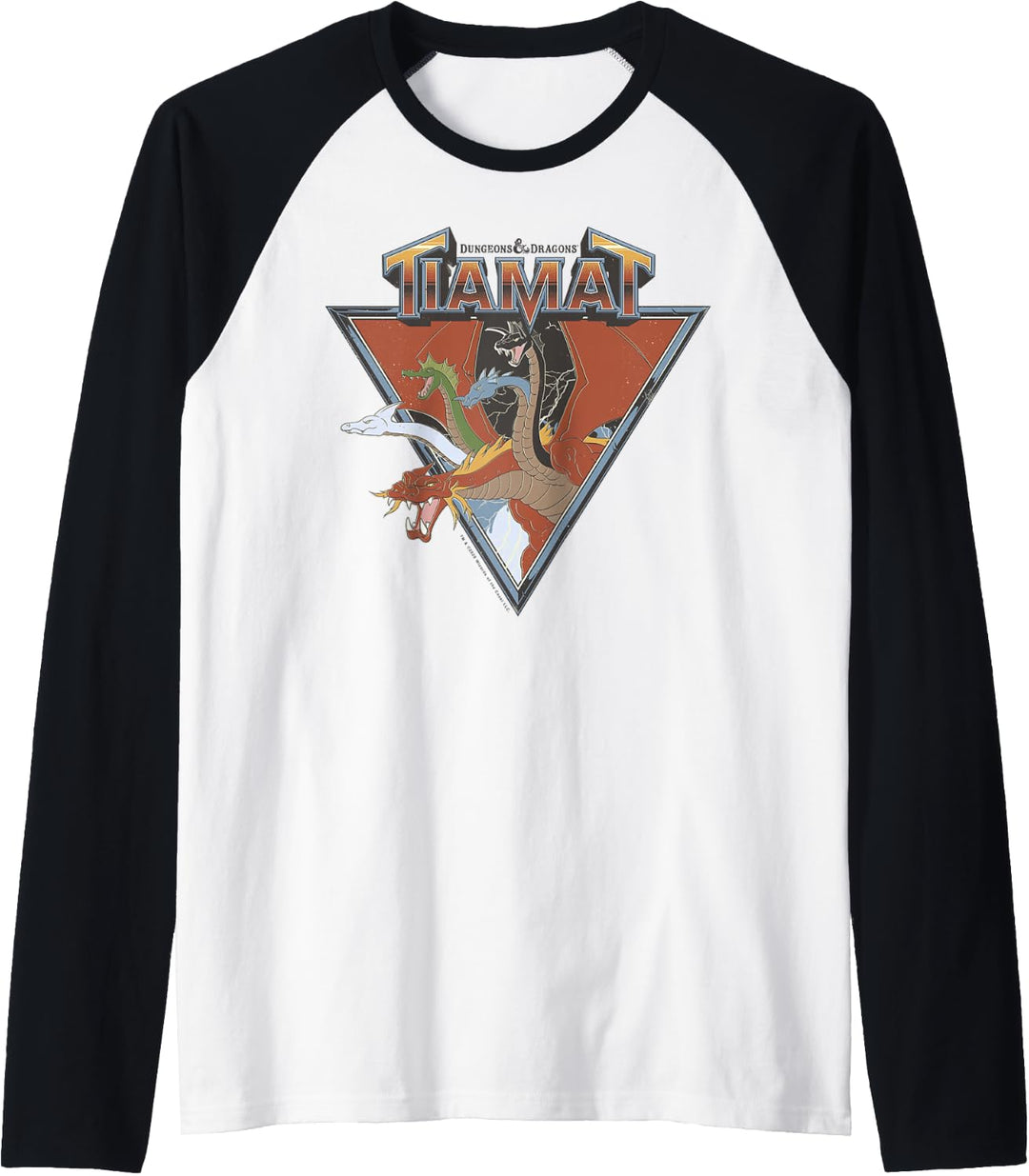 Dungeons &amp; Dragons Tiamat Triangle Portrait Raglan