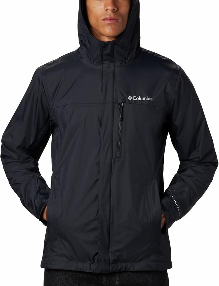 Columbia Herren Pouring Adventure Ii Jacket Wasserdicht Regenjacke (1er Pack) S Schwarz, S Schwarz