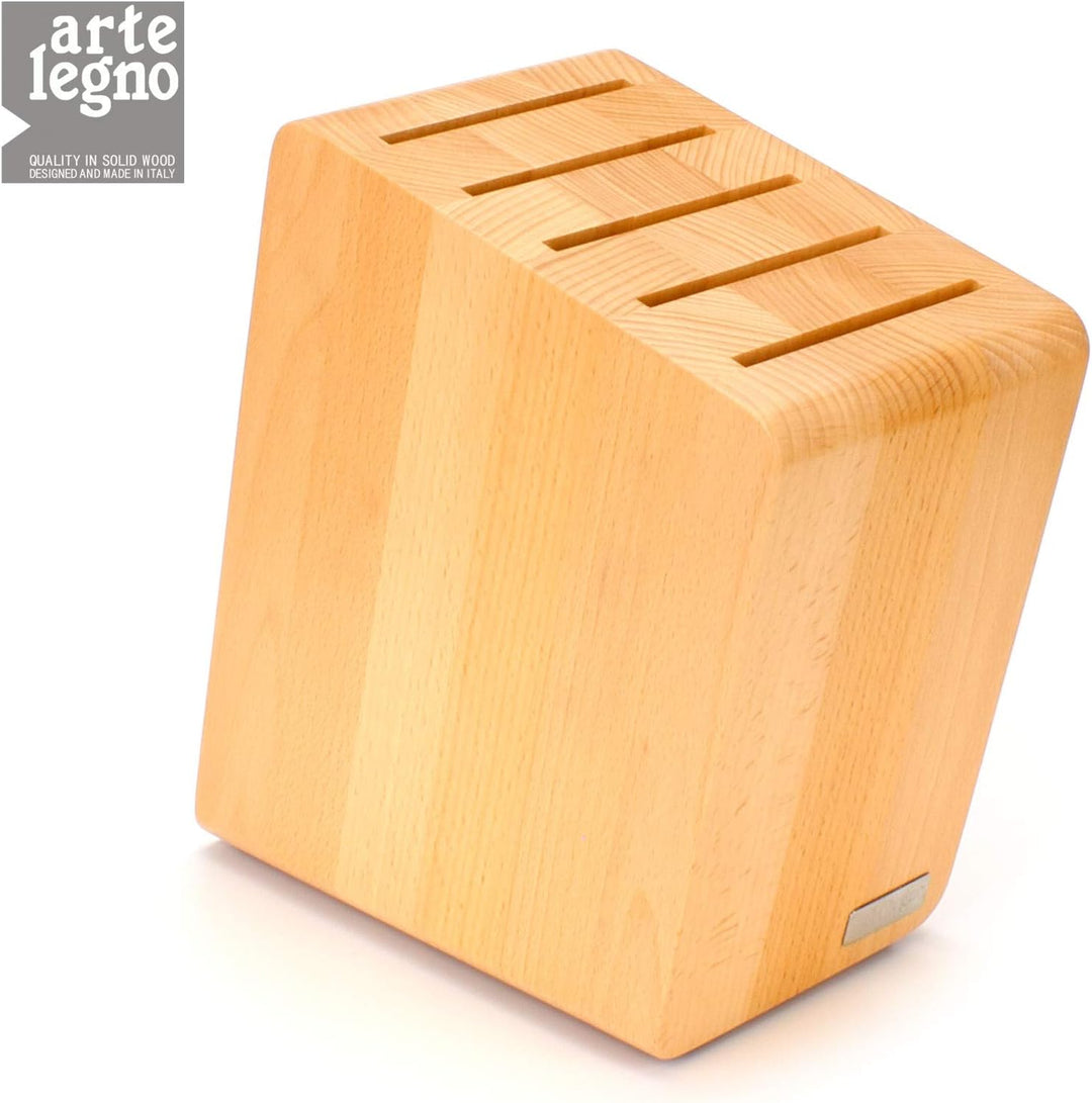 arte legno verona 41 - Messerblock Messerhalter - bis 11 Kochmesser - Klinge max. 25 cm - magnetisch