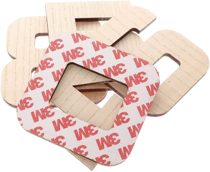 PRIM Veneer DIY Wanduhr, Made in EU, Holz Wand-Deko ∅ 600-1000 mm, 3D Ziffern, Gross XXL, Für Küche,