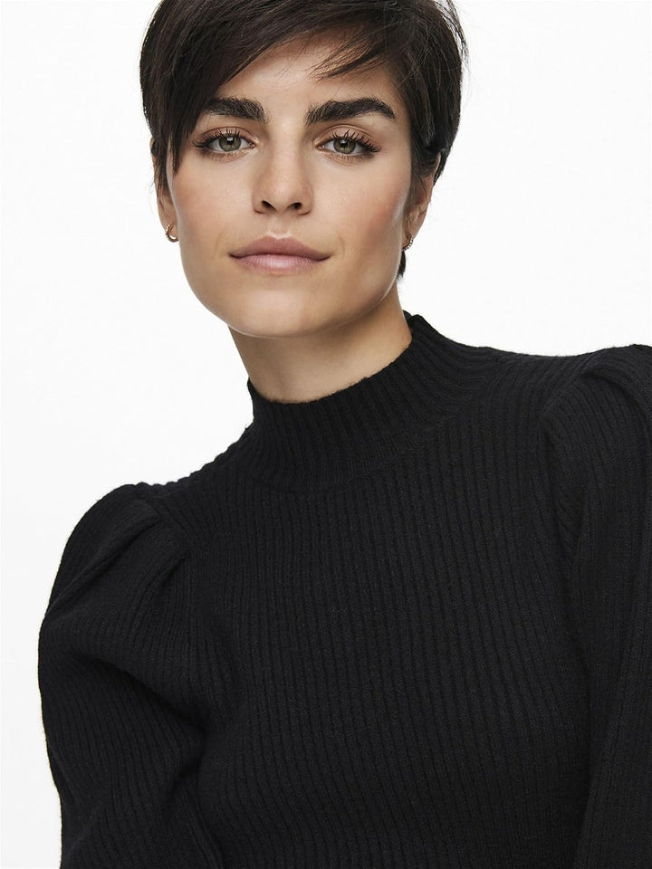 ONLY Female Strickpullover ONLKATIA Strickpullover | Knitted Pullover L Schwarz, L Schwarz