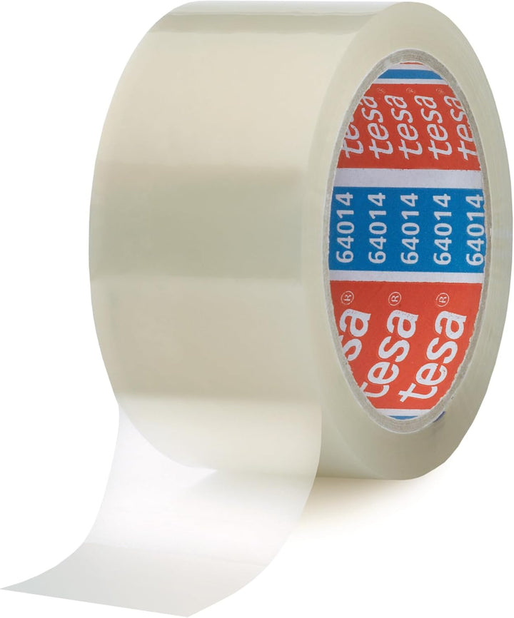 Tesa Packband Handabroller Pack ‘n‘ Go, Blau, inkl. 1 + 5 Rollen tesapack PP in braun, 50m:50mm