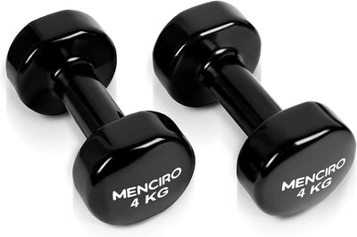 MENCIRO Hanteln 2er Set für Männer und Frauen, 1KG - 5KG Kurzhanteln Gewichte für Zuhause Fitnessstu