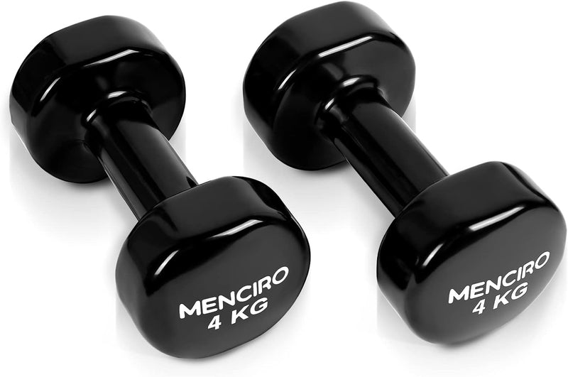 MENCIRO Hanteln 2er Set für Männer und Frauen, 1KG - 5KG Kurzhanteln Gewichte für Zuhause Fitnessstu