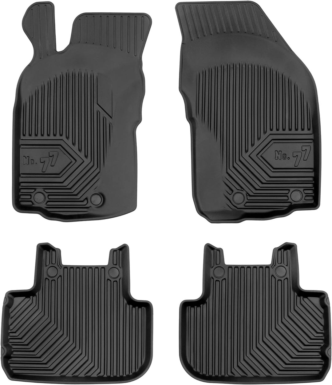 SMK Gummimatten Auto fussmatten Satz für Alfa Romeo 147 2000-2010 Erleben Sie einen neuen Standard d