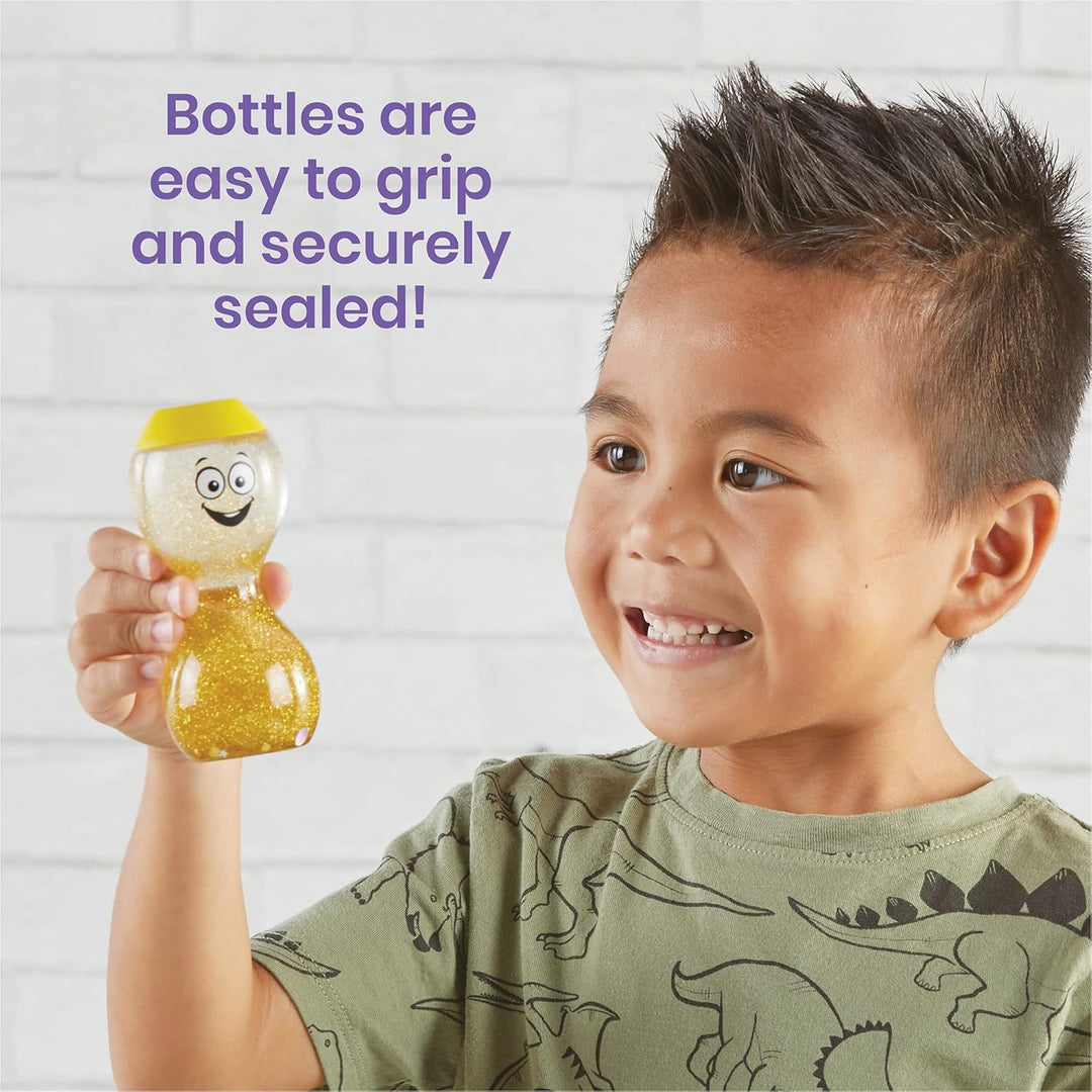 Learning Resources Express Your Emotions Sensory Bottles „Gefühle zeigen“, faszinierenden Bewegungen