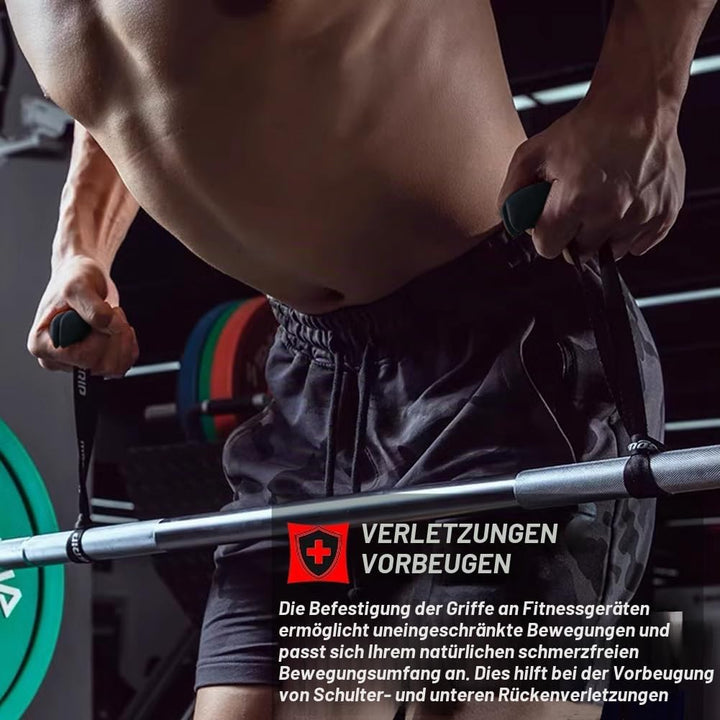 Klimmzuggriffe Griffe Fitnessgurt Heavy Duty Kabel Maschine Griffe Training Grip Strength Sling Trai