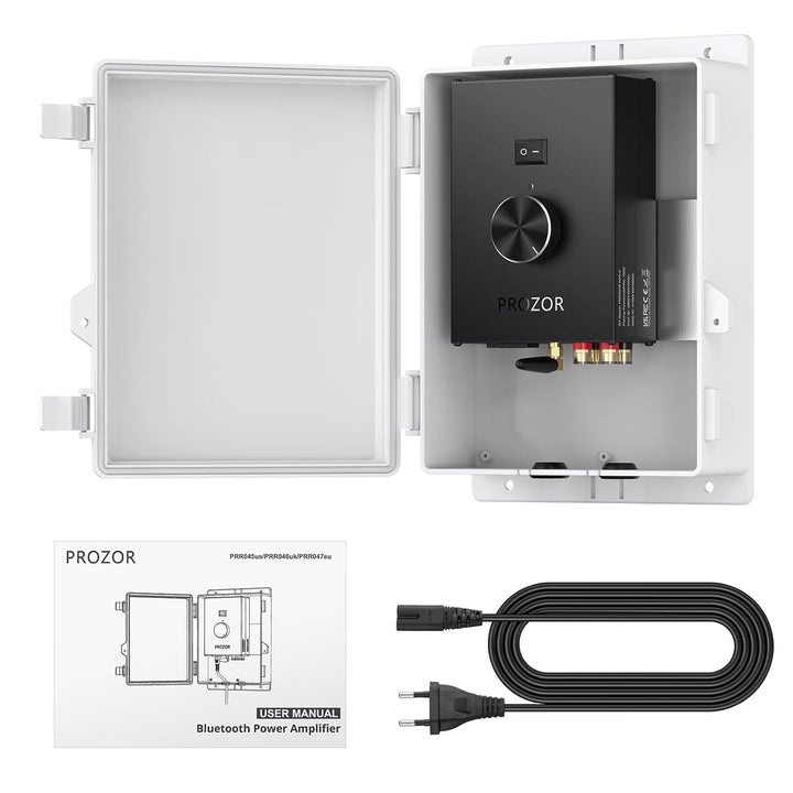 PROZOR Bluetooth 5.0 Verstärker Leistungsverstärker Aussenverstärker 2x200W Endstufe 30V 5A IP65 Was