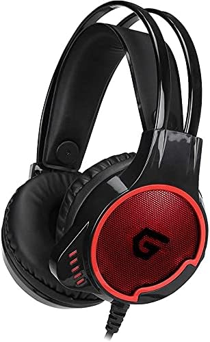 Conceptronic ATHAN01B, PC-Headsets - Schwarz/Rot