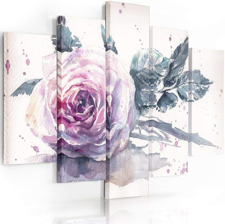 Feeby Frames, Leinwandbild Bilder Wand Bild - 5 Teile - Wandbilder Kunstdruck 100x70 cm, Typ A A typ