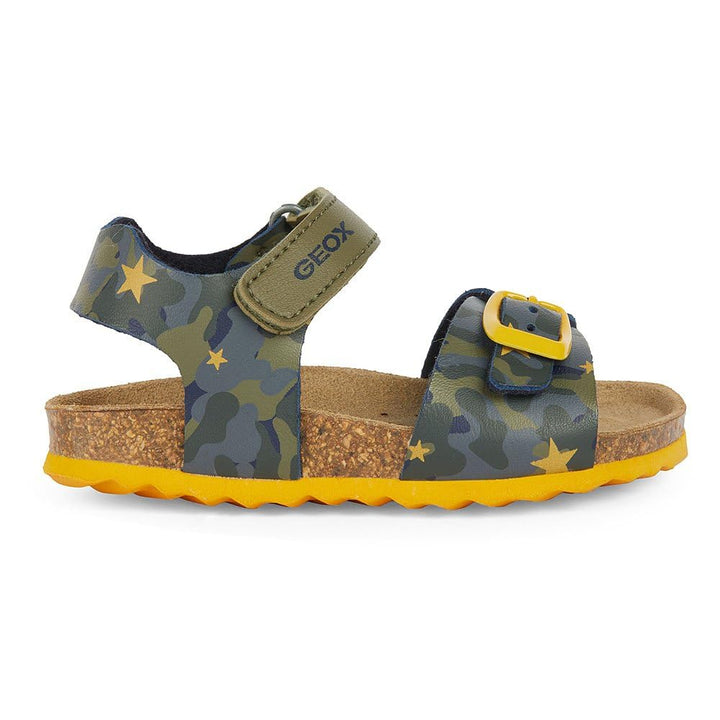 Geox Baby - Jungen B Sandal Chalki BoySandal 20 EU Sage Ochreyellow, 20 EU Sage Ochreyellow