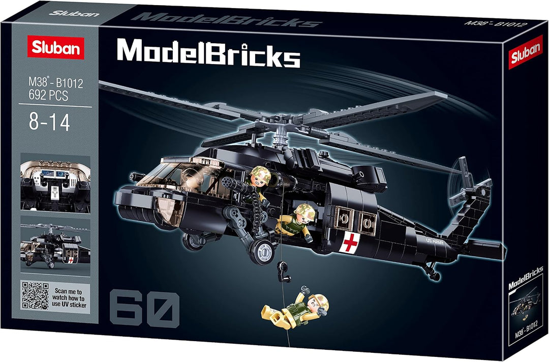 Sluban M38-B1012 ModelBricks-UH-60 Black Hawk 692pcs