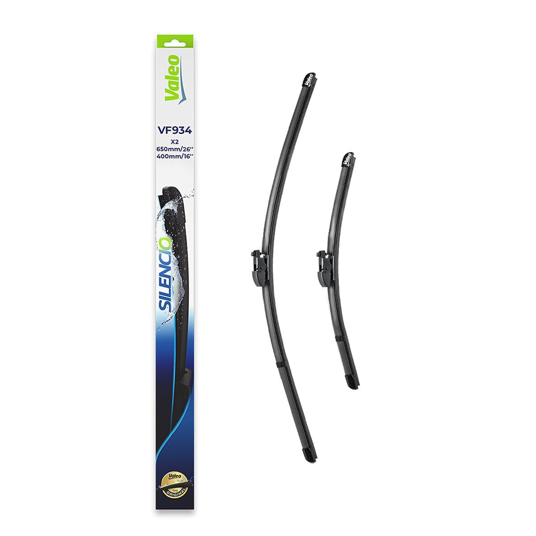 Valeo Silencio VF934 Wischerblatt 577934 Vorderansicht: 650mm / 400mm Menge Set 2 Einheiten Fahrerse