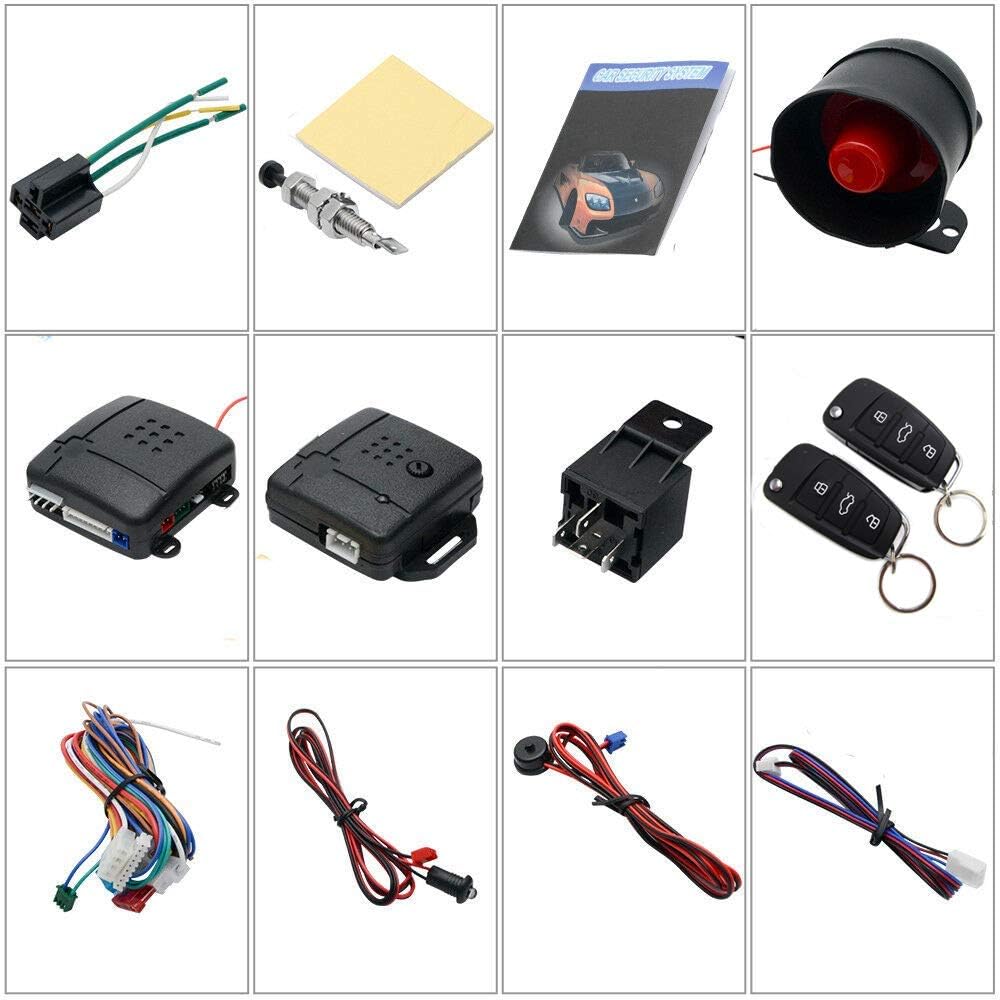 MASO Stil 18 Auto-Zentralverriegelung Universal Auto Remote Central Kit Fahrzeugtürschloss mit Stoss