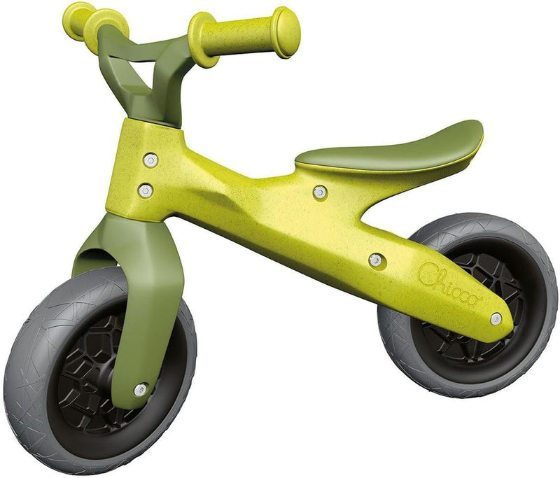 Chicco ECO+ Laufrad Green Hopper für Kinder 18-36 Monate, Kinder Laufrad fürs Gleichgewicht, aus rec