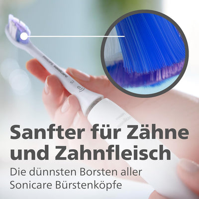 Philips Sonicare Bürstenköpfe, S2 Sensitive Bürstenkopf mit besonders weichen Borsten für empfindlic