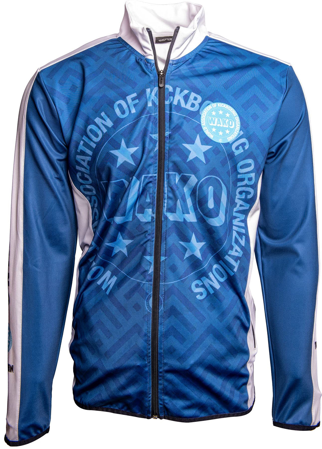 TOP TEN Trainingsjacke „WAKO Emotion“ S Blau - Weiss, S Blau - Weiss