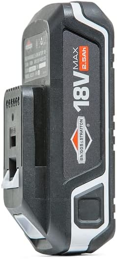 Briggs & Stratton 18V Lithium-Ionen-Akku 2.5Ah Akku für Murray 18V, mit USB-Adapter, 3 Jahre Garanti