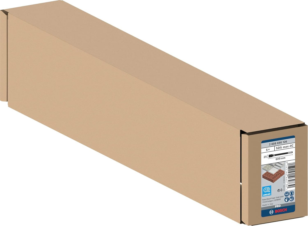 Bosch Professional Flachmeissel SDS-max, Länge 600 mm, Flach