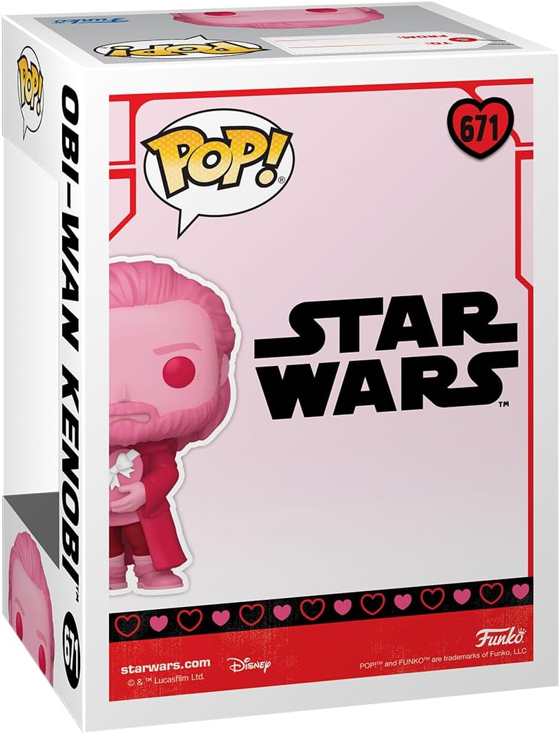 Funko POP! Star Wars: Valentines - Obi-Wan Kenobi - Vinyl-Sammelfigur - Geschenkidee - Offizielle Ha