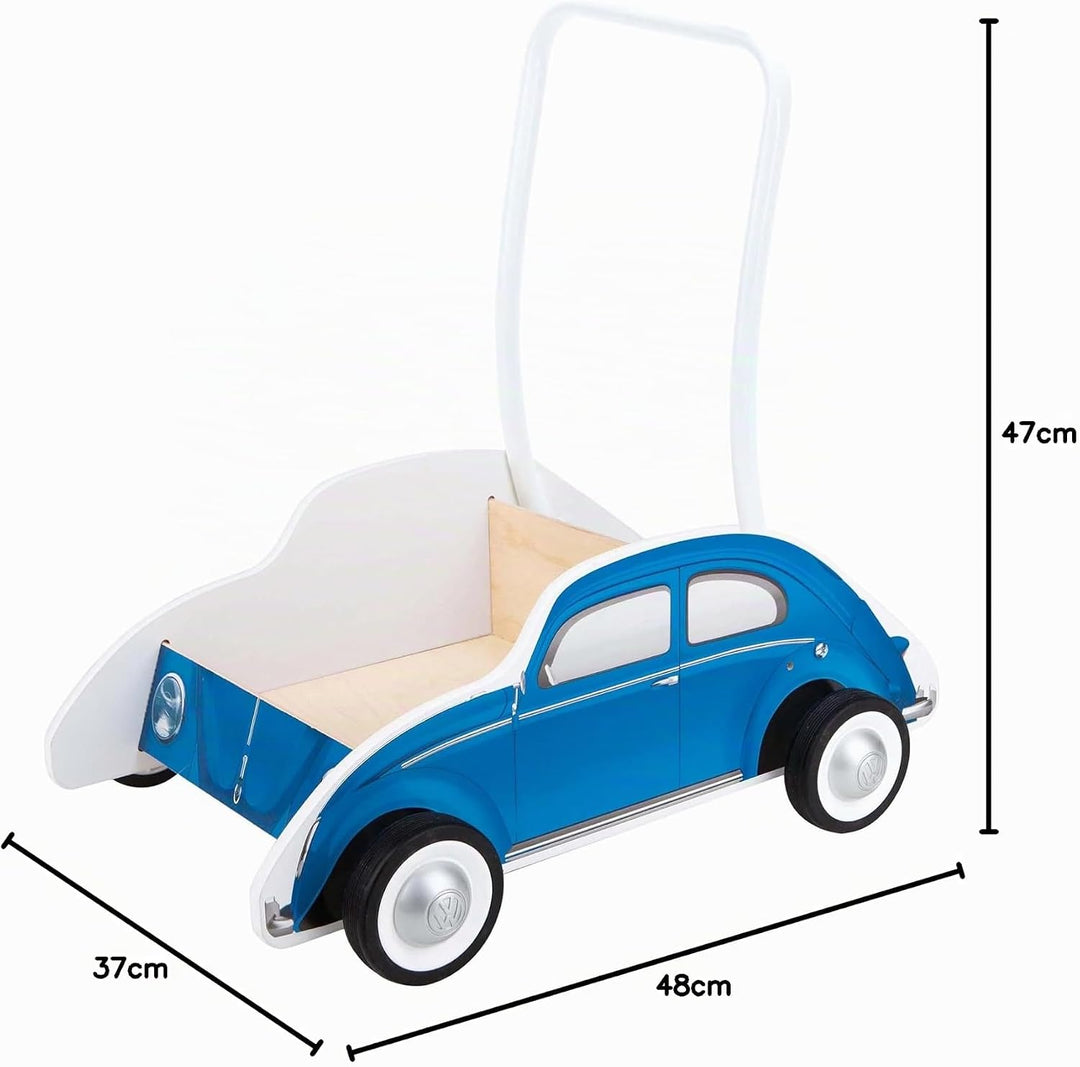 Hape E0382 Käfer Lauflernwagen, blau Blau Käfer Lauflernwagen, Blau Käfer Lauflernwagen