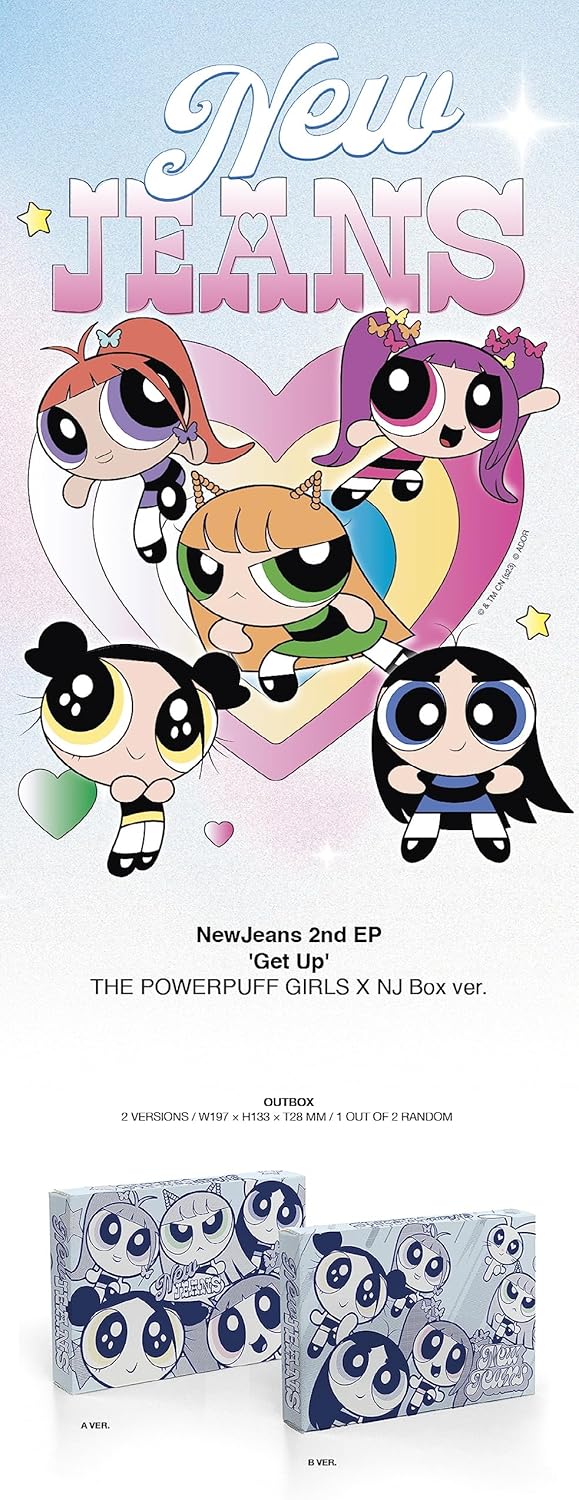 NewJeans - Get Up [The Powerpuff Girls X NJ Box ver.] Album (A ver.), A Ver.