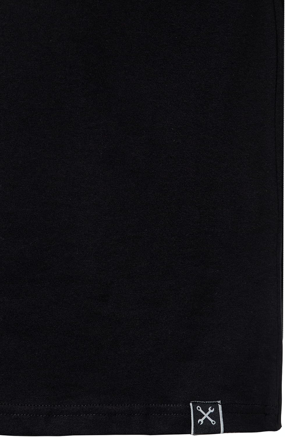 King Kerosin Herren Classic T-Shirt Kurzarm Shirt Basic Shirt Regular Fit Front-Print Retro Vintage