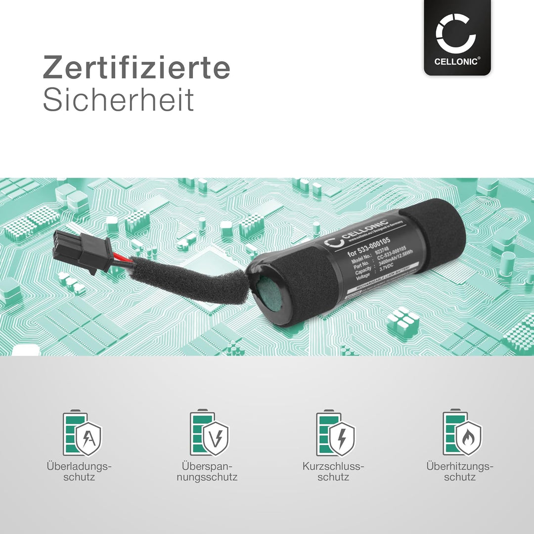 CELLONIC 1x Akku für Lautsprecher Kompatibel mit Ultimate Ears UE Boom 1, S-0012, Kompatibel mit Log