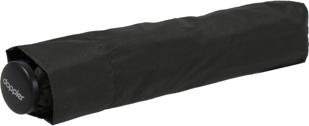 Doppler zero,99 extrem leichter Mini Damen Taschenschirm Simply Black, Simply Black