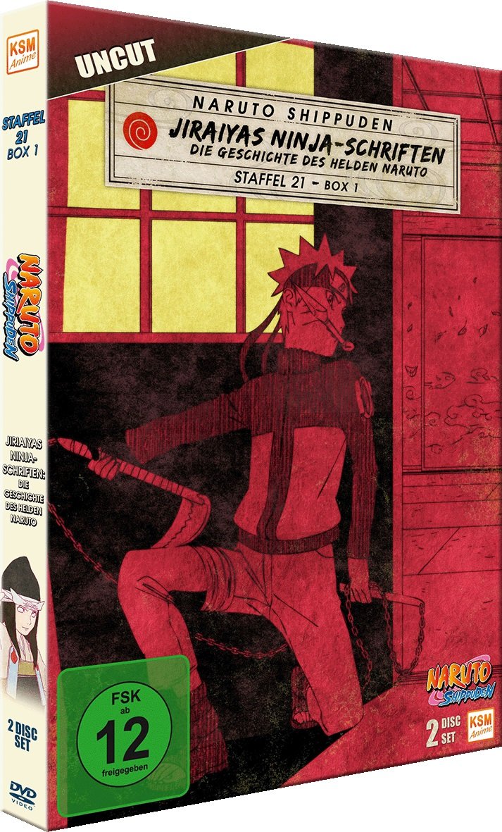 Naruto Shippuden - Die komplette Staffel 21, Box 1 [2 DVDs], DVD