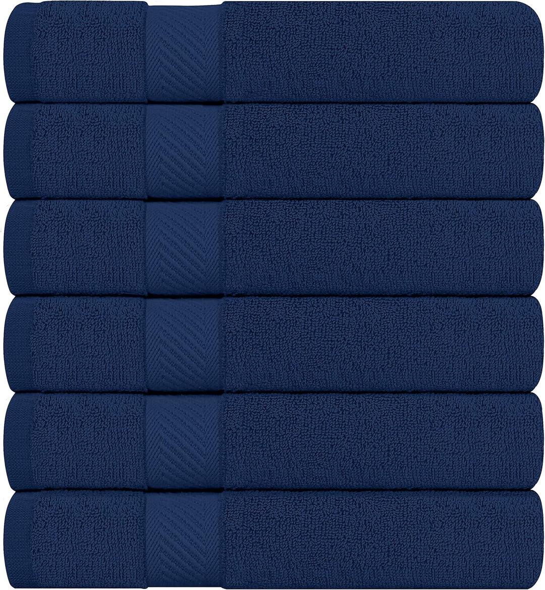 Utopia Towels - 6er-Pack mittelgrosse Badetücher aus 100% Baumwolle mit Aufhängeschlaufen, 60x120 cm