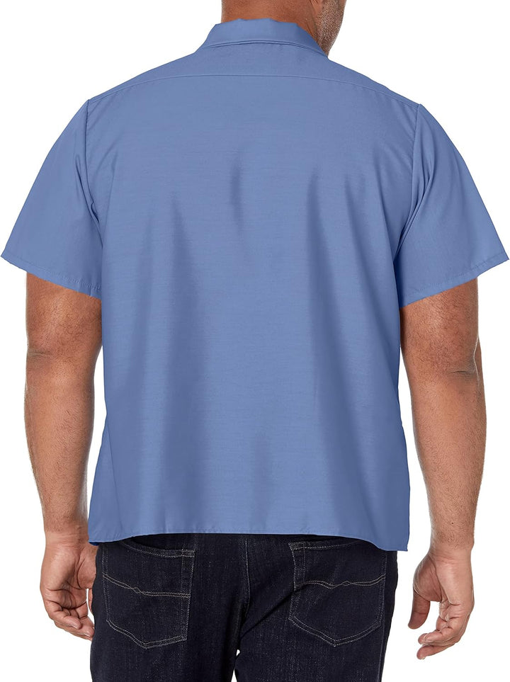 Red Kap Damen Women's Short Sleeve Industrial Work Shirt Hemd L Blau (Petrol Blue), L Blau (Petrol B