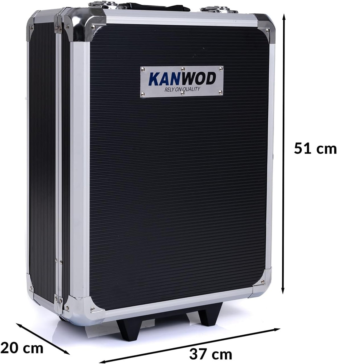 Kanwod KTOTC-1054 Werkzeugkoffer gefüllt 1000 tlg. | Werkzeug Trolley Set für Heimwerker und Handwer